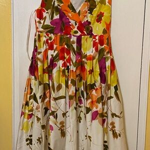 Dress Barn multi-Floral midi dress